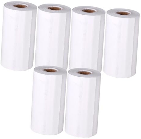 Happyyami 6rolls Thermal Printer Paper for Instant Cameras Compatible with Various Models and Convenient Photo Printing Accessory for Boy Girl Cameras and Creative Projects