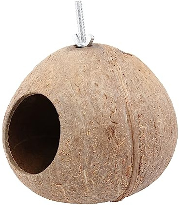 ibasenice Nid Oiseau Coquille De Noix Suspendu pour Oiseaux Nichoir De Reproduction pour Jardin
