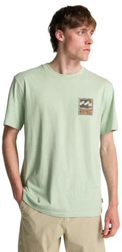 Billabong - Camiseta de Manga Corta con Sello SS para Hombre, Color Verde