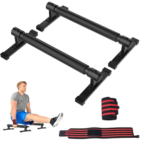 IMAYCC Parallettes Bars, 50CM Large Push Up Bars Strength Training | Non-Slip Push Up Stands Handle for Handstands Dips/Full Planche,Calisthenic for Indoor Outdoor Home Fitness Men Women