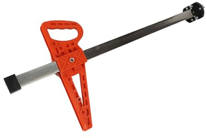 ERYUE Coupe-plaques de Plâtre, Outil de Coupe Précision Portable pour Cloisons Sèches, Poussée Manuelle avec Double Lame et Roulements, Plage 20 à 600 Mm, Coupe-cloison Sèche Efficace pour les