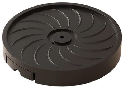 CHIZISX Supporto mobile per vasi da fiori antiscivolo con base ispessita per tenere saldamente piante pesanti per interni ed esterni, girevole, sottobicchiere per piante