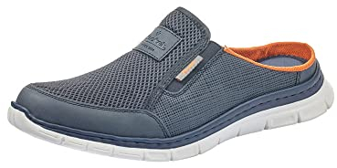 Rieker Herren B4879 Clogs, Blau Denim Atlantis 14, 42 EU