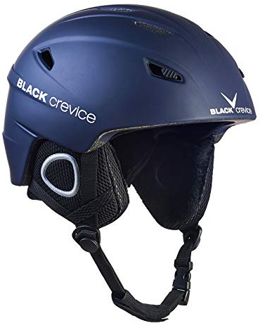 Black Crevice, Kitzbühel Casco da Sci, Design Sportivo in Diversi Colori, Per uomo e Donna, in Policarbonato, Traspirante, Taglie Regolabili (XL, Blu/Bianco)