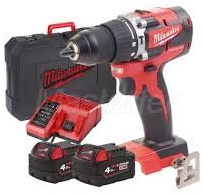 Milwaukee Akku-Schlagbohrschrauber M 18 CBLPD-402C 18,0 V / 4,0 Ah 1/2_pollice