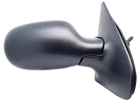 BSSTORE Specchietto Retrovisore Esterno Nero per CLIO dal 2001 al 2005 con Regolazione Manuale (Destra - Lato Passeggero)