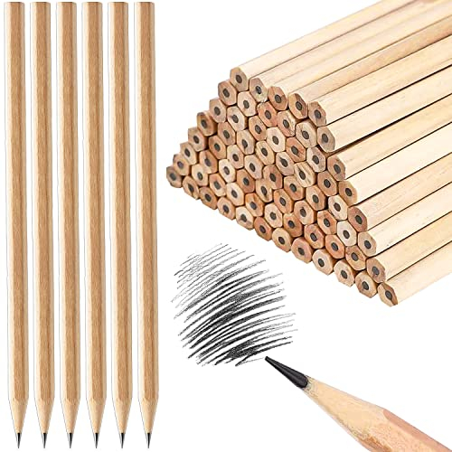 Fzyisw Bleistifte HB 50 Stück Holz Bleistift Set für Kinder, Bleistift HB für Kinder, Schüler, Lehrer, Büro, Schulmaterial, Zeichnen, Schreiben