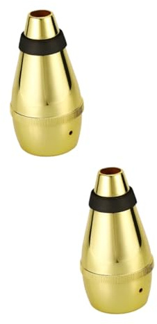 HEMOTON 2stücke Trumpet Mute Für Übung Wasserdichter Und Verschleißfester Dämpfer Leicht Und Tragbar Für Musiker Die Wert Gute Intonation Legen