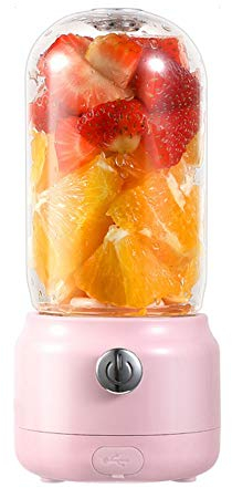 NSTVVEE Exprimidor Lento multifunción con Carga USB, máquina exprimidora para Verduras y Frutas, exprimidor Vertical portátil de Prensa en frío, exprimidor Masticador con Jugo