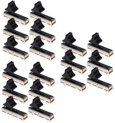 Toyvian 18stücke Linearer Schiebepotentiometer Für Audioanwendungen Hochwertiger Stereo-Potentiometer Mit Präziser Steuerung Und Langlebigem Kunststoffdesign Für Mixer Und Tuning