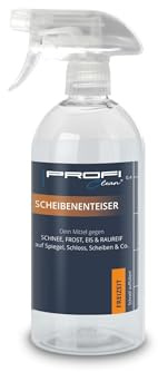 PROFI Clean Scheibenenteiser 500ml Sprühflasche | Flüssigenteiser Enteiserspray Auto & Fahrzeuge für Scheiben, Spiegel, Autotür Schloss