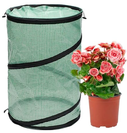 Invernadero pequeño para interiores, pequeño invernadero de interior – Invernadero plegable para patio trasero, invernadero para plantas de interior – Tienda de invernadero compacta, tienda para