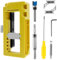 Door Hinge Jig Adjustable Door Hinge Mortiser Door Hinge Router Template Door Hinge Installation Kit Fits for Door Hinge from 3” to 5” Length and Hinge Types of Sqaure, Radius 1/4” or Radius 5/8”