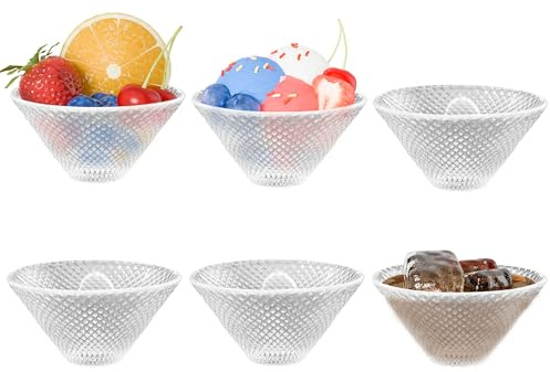 Lot de 6 tasses à thé japonaises en verre à saké, mini tasses à expresso, tasses en verre martelé, tasses à tremper, tasses à tremper, ensemble cadeau de pendaison de crémaillère, pour divers vins