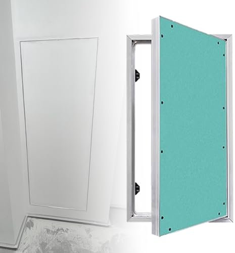 Revisionsklappe Trockenbau Wand-Revisionsklappen Für Trockenbau, Abdichtung Wasserventil-Revisionsklappen (Presstyp) 12x12 16x16 24x24 Groß Klein Metall-Revisionstür Schalldämmung Brandschutz(18x20inc