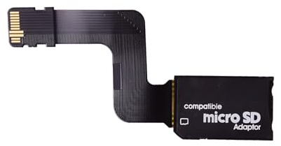 SeDeplacer Micro SD Memory Stick Card Adapter,for Mass Storage Upgrade | Fit for So-ny PSP Go,Max Support 128GB Memory Card,M2 To Micro SD Flexible Card Adapter,Simple Internal Mod Installation