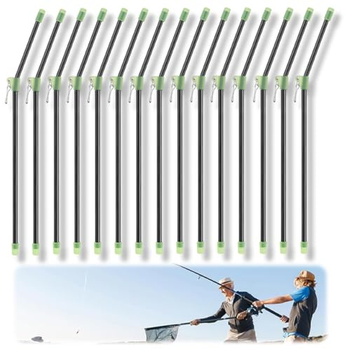 KEQAR 15 Stück Anti Tangle Boom Set für Karpfen-Angeln, Angeln Zubehörröhrchen, Abstandsrohr, Durchlauf Röhrchen Zubehör, Professionelle Angelzubehör
