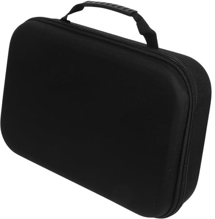 Healifty Oxford Cloth Tool Bag Long Size Black Zipper Power Tool Organizer Carrying Case Small Drill Storage Bag for Maintenance and Construction