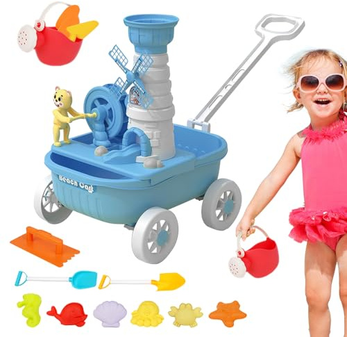 Sensory Sand Toys - Fun Sea Themed Leisure Games with Car | Sand Box Toys,for Family Party Party Sea Side Playground Pool Backyard Camping Picnic Activities Indoor Home