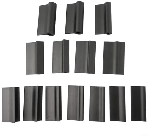 Rubber Sanding Block Kit for Woodworking, 14-Piece Contoured Polishing Pad Set with Convex and Concave Edges, for Carpentry Artwork and M