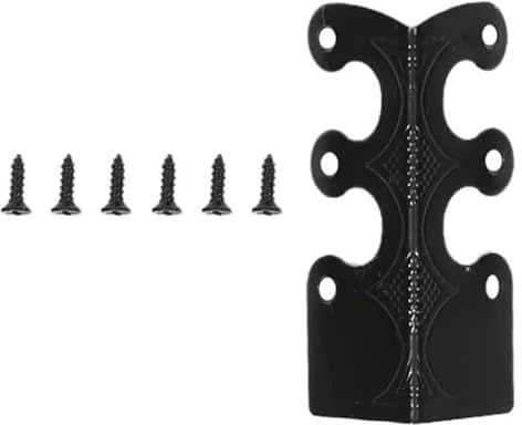 Metal Baseboard Corner Protectors, Metal Baseboard And Skirting Corner Protectors Multicolor For Residential Commercial Spaces(Black)