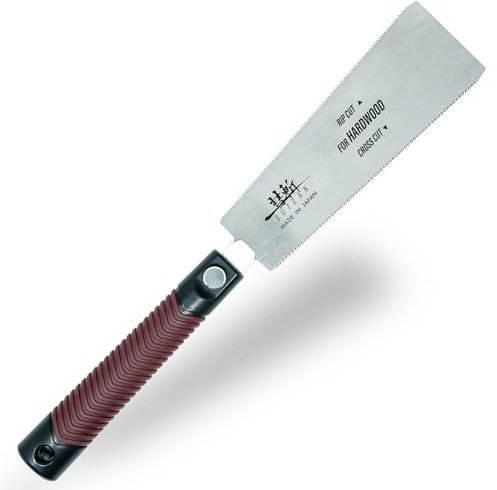 SUIZAN Ryoba Dubbelsidig Japansk Såg 210mm för Hårdträ - Dragsåg Handsåg