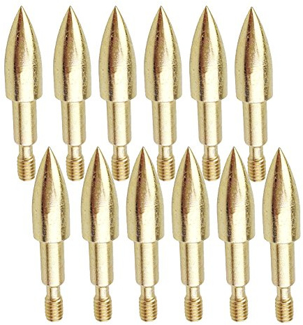 Milaem 12pz Punte di Freccia 100 Grano Broadheads in Metallo per Arco ricurvo Composto Caccia al tiro con L'Arco