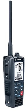 Uniden MHS335BT 6W Class D Floating Handheld VHF Marine Radio with Bluetooth, Text Message Directly To Other Vhf Text Message Capable Radios, IPX8 Submersible Design