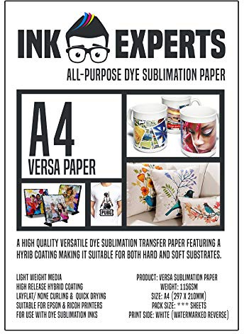 Ink Experts Versa All Purpose A4 Sublimation Paper 115gsm (500 Sheets)