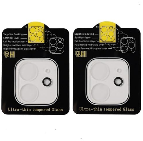 INF Pack of 2 camera protectors for iPhone 11 tempered glass camera cover