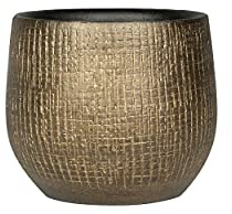 Ivyline TS Indoor Blumentopf Ryan D18 cm Shiny Gold