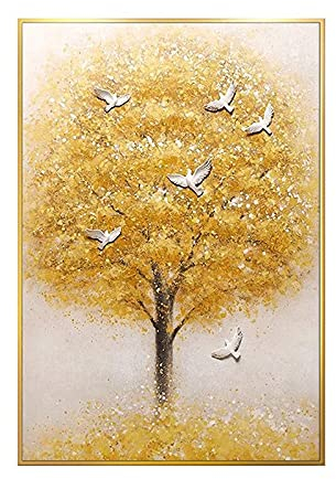 DIY 5D Diamond Painting Bild Kits Full Drill Geldbaum Groß Diamant Malerei nach Zahlen Kit Kunst Voll Dot Crystal Strass Mosaik Stickerei Kreuzstich Handwerk für Home Wanddekoration 40x80cm