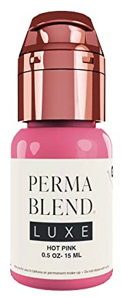 Perma Blend Luxe - Hot Pink - professionelle Tattoo Farbe für Permanent Makeup - Lippen Pigment Pink - 15 ml
