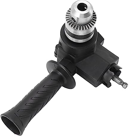 HUAOSN 90 Degree Angle Drill, Accessory for Right Angle Bending Extension Made of Bearing Steel, 90 Degree Drill Extension Chuck, Professional Drill Attachment Adapter for Tight Workspaces in Corners