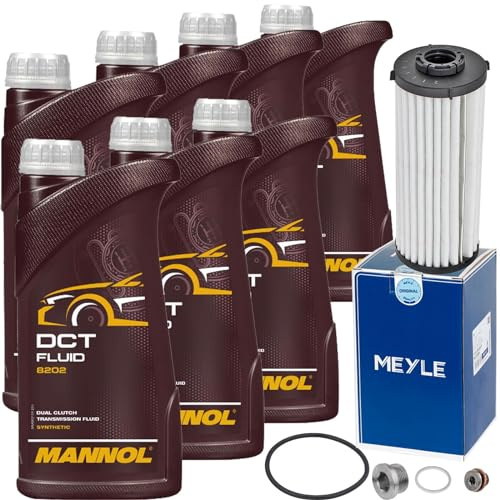 Meyle Hydraulikfilter+Mannol Dct | 1001350116/SK, Meyle Teilesatz+Mannol Dct 8202 passend fürTYP DQ381 DQ400 DQ500 6/7 Gang