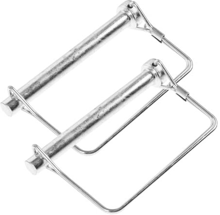 SEWOART 2St Anhänger Zubehör Anhängerkupplungsstiftverriegelung Vierkantstift für Haken quadratischer Anhängerstift Anhängerkupplungsstift des Empfängers schwer Pole Clip