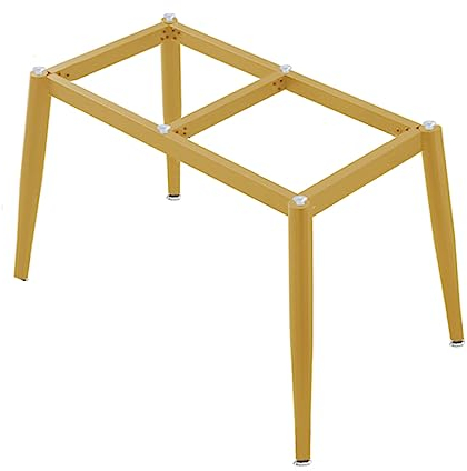 Möbelbeine, Tischbeine Aus Metall Mit Rechteckigem Rahmen, Robuste, Verstellbare Schreibtischbeine, Stuhlbankbeine Aus Stahl, Moderne Esstischbeine, Für Marmor, Glas, Holzplatte, Zuhause, Mit Sau..
