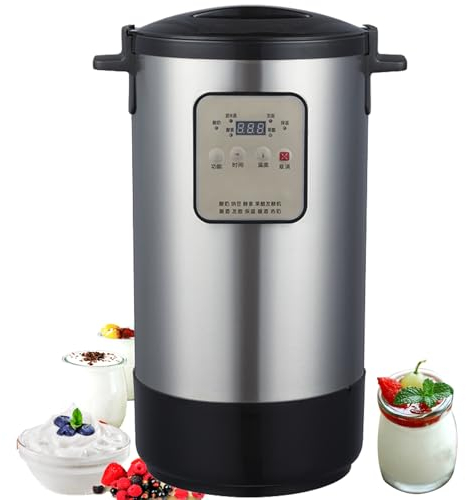 Yogurtera, 12l/18l Máquina De Fermentación Multifuncional Con Control Inteligente Completamente Automático, Fermentador De Masa De Pan, Natto Maker, Tiempo Y Temperatura Ajustables,12L