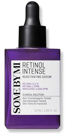 SOME BY MI Retinol Intense Reactivating Serum – 50ml – Sérum coreano con bakuchiol y retinol – Mejora los signos de la edad, minimiza poros y alisa la piel – Cuidado coreano