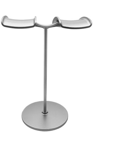 WUTIANBAO Headset Stand Headphone Stand Detachable Headphone Headset Stand Double Sides Headset Display Stand Headphone Stand(Silver)