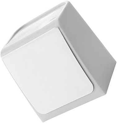 OKUMEYR Poubelle Murale Mini Avec Couvercle Basculant Poubelle Cuisine Suspendue Grise Compacte Pour Salle De Bain Et Bureau Sans Perçage Gain De Place