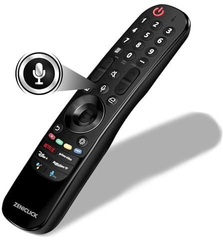 Telecomando universale LG Magic con puntatore e funzione vocale, MR23GA, MR22GA, MR21GA, telecomando LG Magic per Netflix Prime Video Google/Alexa