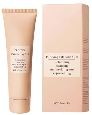Gel exfoliant purifiant, enlève les points noirs, gommage pour le visage et le corps, nettoyant et hydratant, exfoliant facial, 50 g