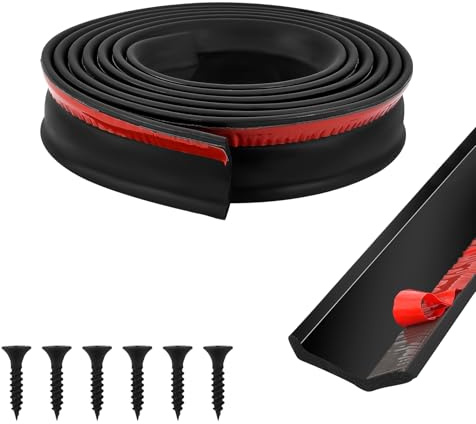 Garagentor Dichtung 3 Meter Universal Garagentor Gummidichtungsstreifen Garagentor Dichtung Unten Wetterfeste Dichtung DIY-Dichtungsstreifen-Ersatzgummi, Garagen sauber und trocken zu halten