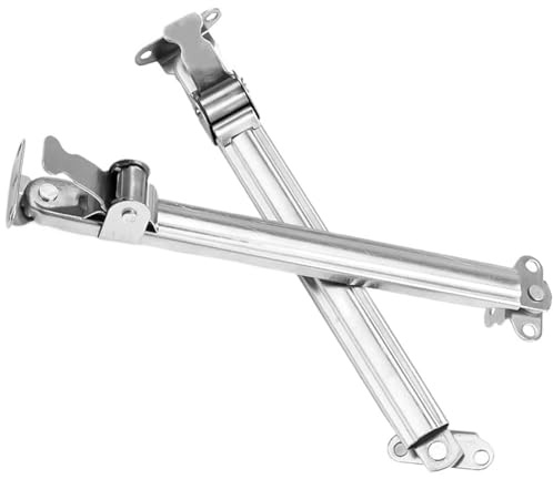 CHYLMAPHEN 2pcs Plastics-Steel Windows Brace Adjustable Window Support Gusset Brace Movable Strut Window Positioning Bracket for Top-Hung Window