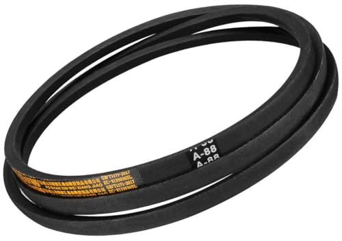 TA-VIGOR A-88 V-Belt 88 Inner Length 13mm Width 8mm Thickness, Rubber Drive V-Belt for Power Transmission, Replacement A-Section V-Belt for Automotive, Industrial and Agricultural Equipment