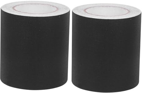 OSALADI Wandsockelleiste Selbstklebend Schwarz 5cm Hoch 5m Lang Flexible Fußleistenabdeckung 2 Rollen Vielseitig Für Innenbereich