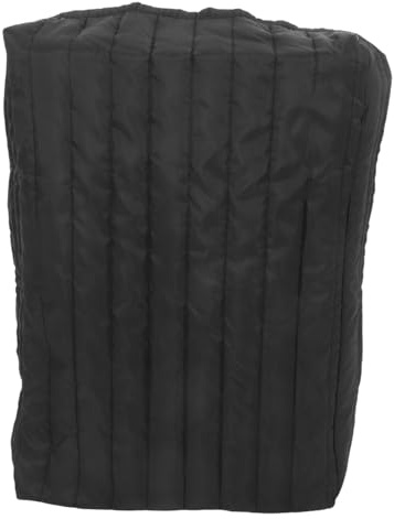 Housse de Climatiseur Intérieure Noire en Tissu, 63x43x9 Cm | Sandales Femme Été, Protection Anti-poussière, Installation Facile, pour Unité de Fenêtre