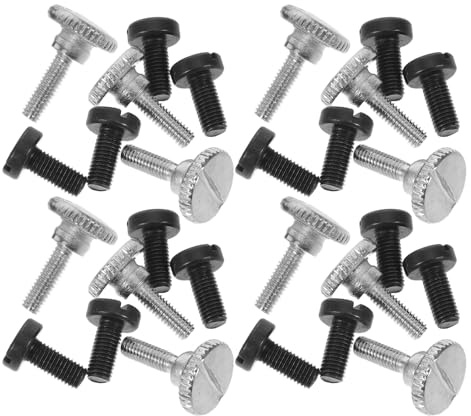 COHEALI 60 Tornillos para Máquina de Coser con Cabeza Grande Kit de Reparación de Tornillos de Prensatelas Metálicos Accesorios de Mantenimiento para Costura Industrial y Doméstica