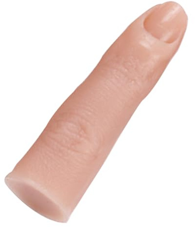 Generisch Künstlicher Silikon Übungsfinger für Nageldesign und Acrylnägel Flexibel und Wiederverwendbar Inklusive Gelenkfunktion für Nagelpflege Übung und Präsentationen